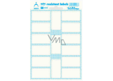 Samolepící wodoodporne kółka 40x20mm 246-AT przezroczyste 4687