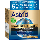 Astrid  Hyaluronic Gold nocny krem do twarzy 50 ml