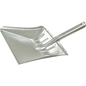 Spokar metalowa łopatka szeroka, ocynkowana blacha, 235 mm