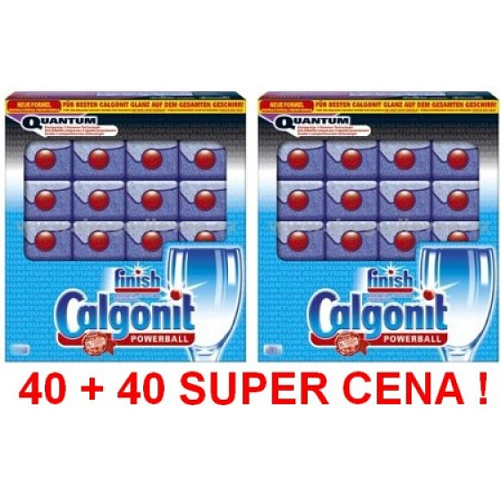 Calgonit Finish Quantum Regulár tablety do myčky 40 + 40 kusů