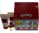 Moschino Glamour parfémovaná voda pro ženy 5 ml + tělové mléko 25 ml + sprchový gel 25 ml, dárková sada