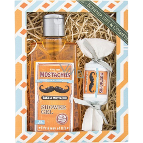 Bohemia Gifts Mostachos sprchový gel 250 ml + toaletní mýdlo 30 g, kosmetická sada