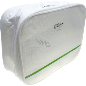 Hugo Boss Soccer Bag etue bílá se zeleným pruhem 26 x 18 x 9 cm Hugo Boss Soccer Bag etue bílá se zeleným pruhem 26 x 18 x 9 cm