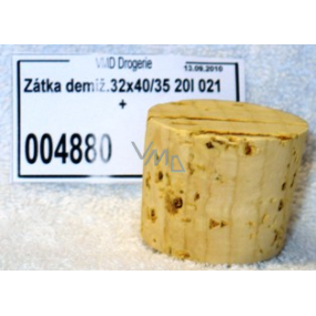 Korekowa zatyczka do demijonu 32 x 40 x 35 mm, 20 l