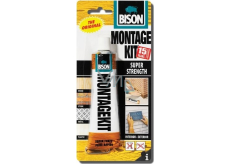 Bison Montagekit uniwersalne klej montażowy z neoprenu umożliwiający klejenie kontaktowe super mocne 125 g