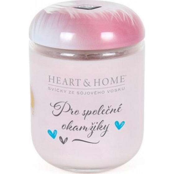 Heart & Home Pro společné okamžiky Sojová vonná svíčka střední hoří až 30 hodin 110 g
