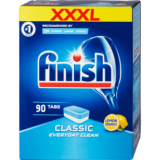 Finish Classic Lemon tablety do myčky nádobí 90 kusů