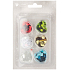 Flitry serduszka 5 mm, kolorowy mix 18 g