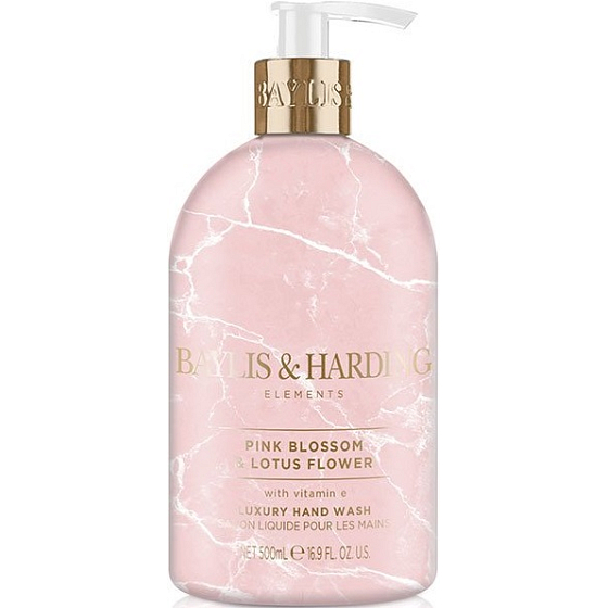 Baylis & Harding Růžový květ a Lotosový květ tekuté mýdlo na ruce dávkovač 500 ml