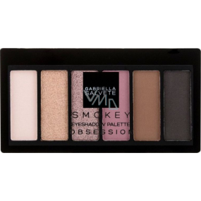 Gabriella Salvete Eyeshadow Palette paleta cieni do oczu Smokey Obsession 10 g