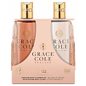 Grace Cole Ginger Lily & Mandarin - Lilie zázvorníková a mandarin sprchový gel 300 ml + hydratační tělové mléko 300 ml, kosmetická sada pro ženy