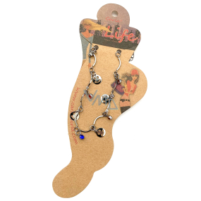 Albi Biżuteria na nogę Smajliki 1 sztuka