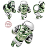 Charm Srebrna 925 Marvel The Avengers, Hulk, koralik na bransoletkę
