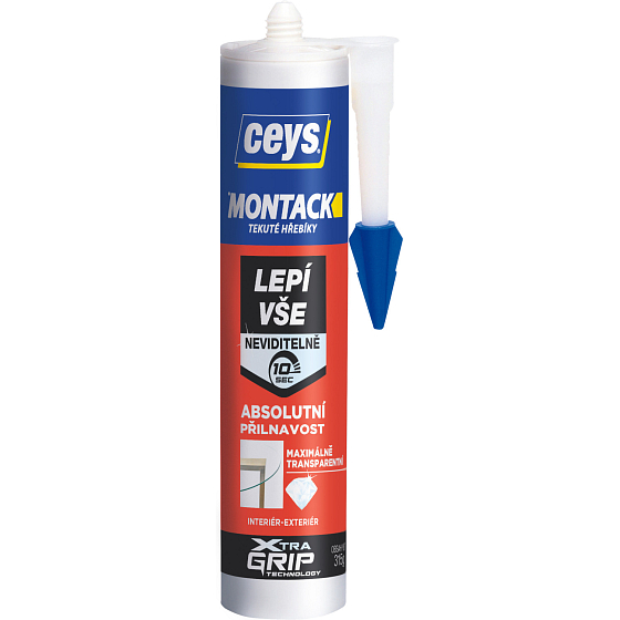 Ceys Montack klei wszystko niewidocznie klej montażowy, 315 g