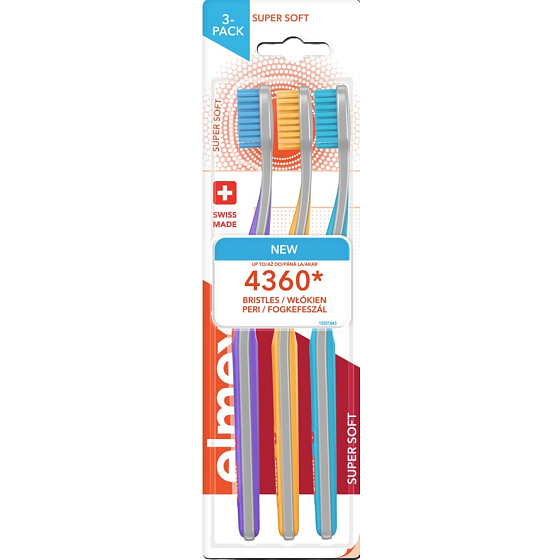 Elmex Supersoft 3-pack szczoteczka do zębów