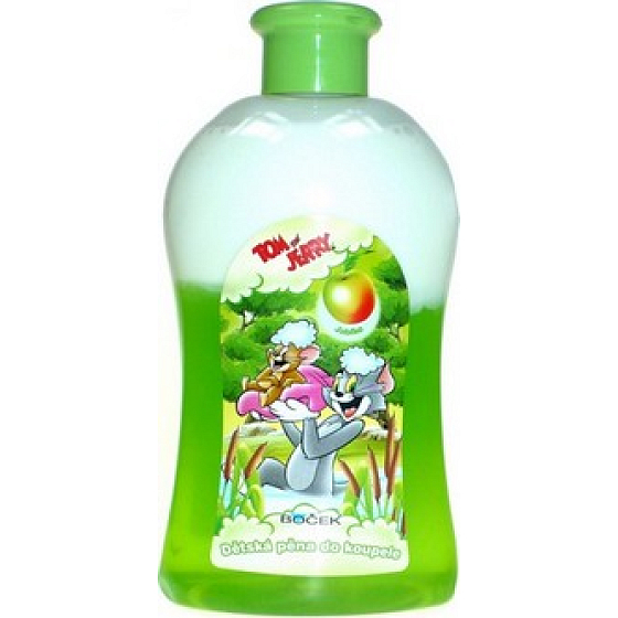 Boček Tom a Jerry Jablko olejová pěna do koupele 500 ml