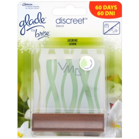 Brise Discreet Decor Jasmín neelektrický osvěžovač vzduchu sklo komplet 12 g Brise Discreet Decor Jasmín neelektrický osvěžovač vzduchu sklo komplet 12 g