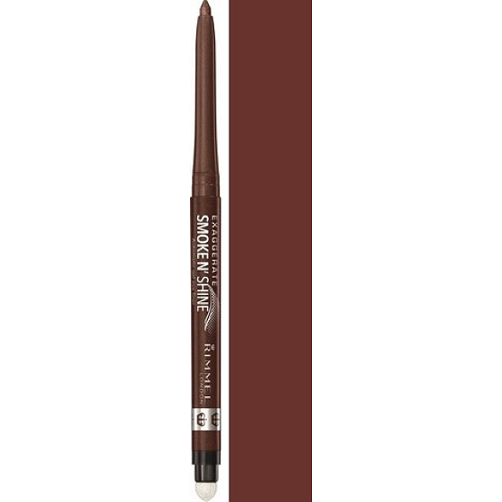 Rimmel London Exaggerate Smoke & Shine automatická voděodolná tužka na oči 002 Copper Bling 0,28 g