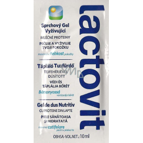 Lactovit vyživující sprchový gel 10 ml