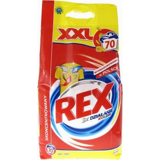 Rex 3x Action Color prací prostředek na barevné prádlo 70 dávek 5,25 g