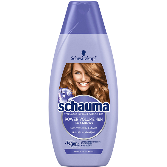 Schauma Power Volume 48h šampon pro větší objem jemných a zplihlých vlasů 250 ml