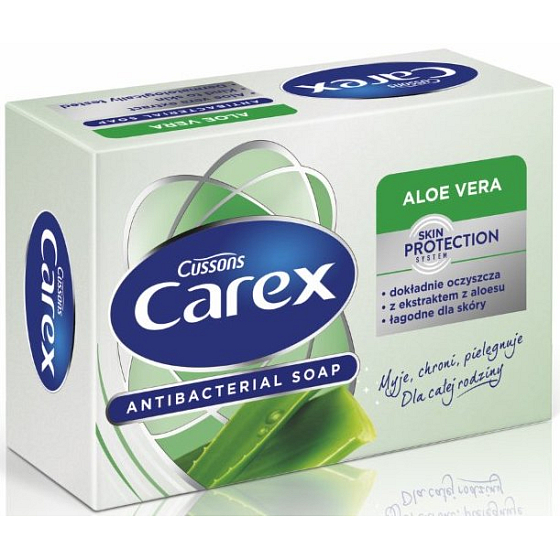Carex Aloe Vera antibakteriální tuhé mýdlo 100 g