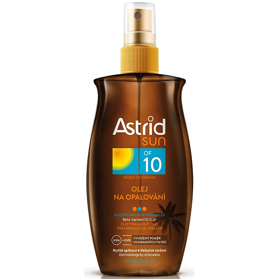 Astrid Sun OF10 olej na opalování 200 ml sprej