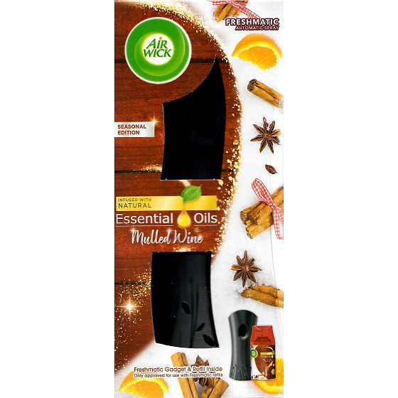 Air Wick FreshMatic Essential Oils Mulled Wine - Svařené víno automatický sprej 250 ml