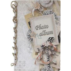 Ditipo Fotoalbum Retro rámeček s mašličkou B4 24 x 34 cm