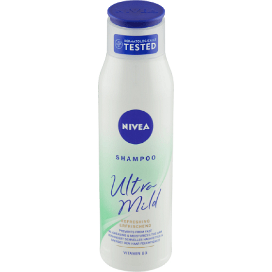 Nivea Ultra Mild Refreshing šampon pro rychle se mastící vlasy 300 ml