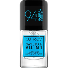 Catrice Natural All in 1 Hardening Base &Top Coat podkladový a krycí lak 10,5 ml