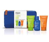 Baylis & Harding Limetka i mięta żel pod prysznic i szampon do włosów 100 ml + żel pod prysznic 50 ml + balsam po goleniu 50 ml + kosmetyczka, zestaw kosmetyków dla mężczyzn