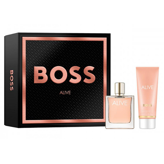 Hugo Boss Alive woda perfumowana 50 ml + mleczko do ciała 75 ml, zestaw prezentowy dla kobiet