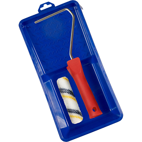 Spokar Nylon wałek podłogowy do malowania z uchwytem i miską, 100 mm