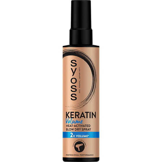 Syoss spray do ochrony cieplnej włosów Keratin Volume 200ml