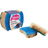 Niteola Twin gąbka do naczyń 2 szt