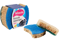 Niteola Twin gąbka do naczyń 2 szt