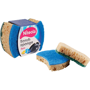 Niteola Twin gąbka do naczyń 2 szt