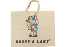 BALhome Nákupní taška béžová, 50 x 40 x 7,5 cm