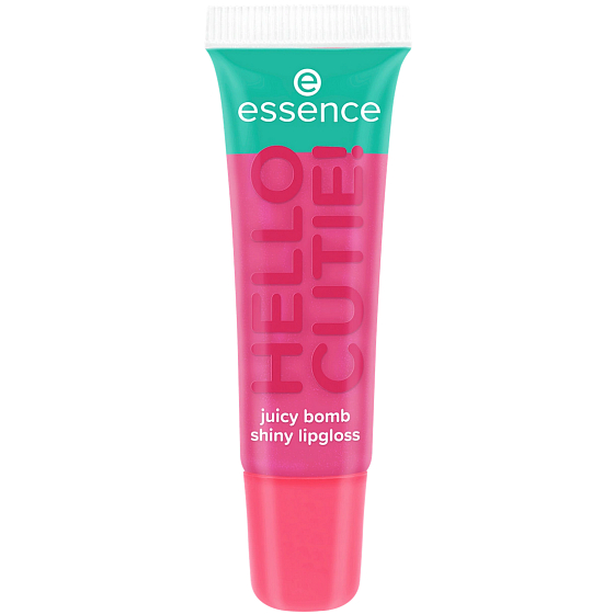 Essence SAY IT WITH JUICY lesk na rty HELLO CUTIE! juicy bomb 02 Witty Watermelon, 10 ml