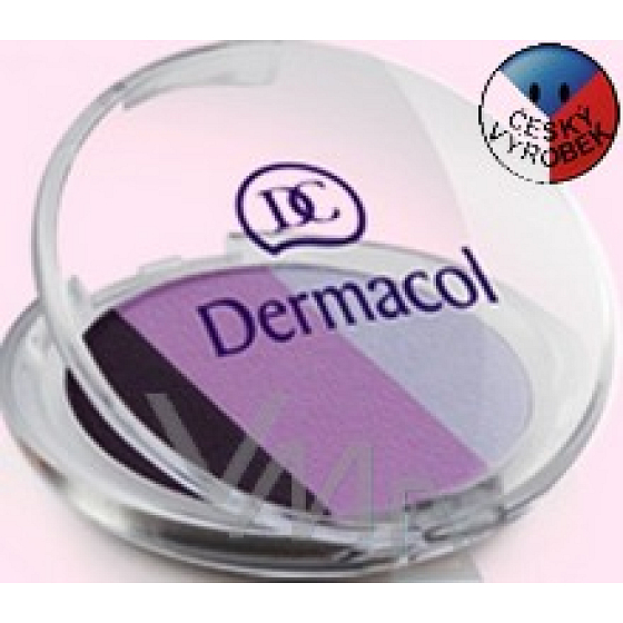 Dermacol Trio Summer oční stíny 01 fialové 3,6 g