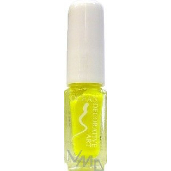 Ocean Decorative Art zdobící lak na nehty odstín 23 žlutý neon 5 ml