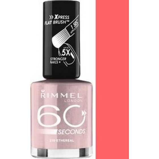 Rimmel London 60 Seconds lak na nehty 415 Instyle Coral 8 ml