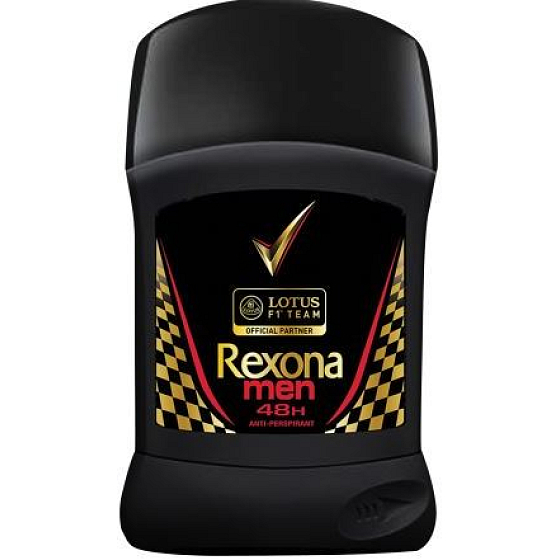 Rexona Men Adrenalin Lotus F1 Team Special Edition antiperspirant deodorant stick pro muže 50 ml