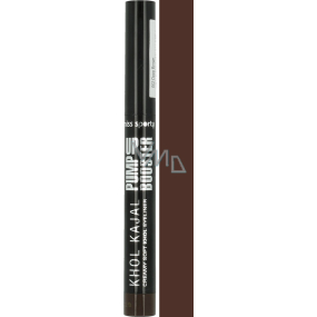 Miss Sporty Pump Up Booster Khol Kajal tužka na oči 002 Deep Brown 2,2 g