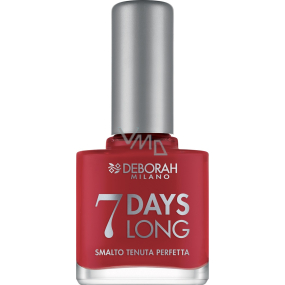 Deborah Milano 7 Days Long Nail Enamel lak na nehty 860 Strawberry Red 11 ml