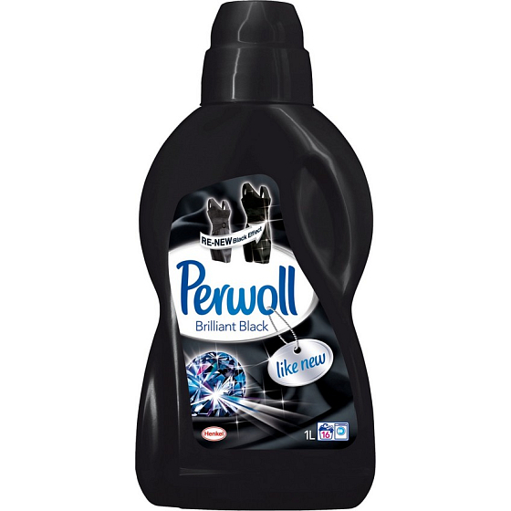 Perwoll Brilliant Black prací gel navrací intenzivní černou barvu, chrání před ztrátou tvaru 1 l