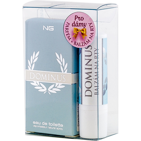 Moje Dominus toaletní voda pro ženy 15 ml + balzám na rty 3,8 g, dárková sada č. 37