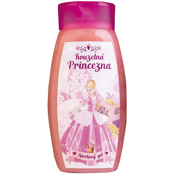 Bohemia Gifts Kids Kouzelná princezna sprchový gel pro děti 250 ml