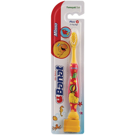 Banat Minno Soft miękki szczoteczka do zębów dla dzieci od 5 lat